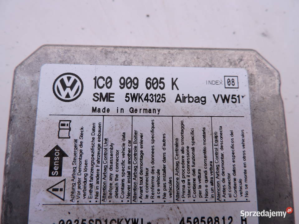 Moduł Air BagVw Fox Motoryzacja Myszków