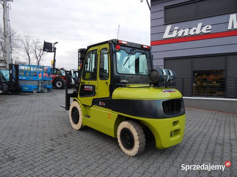 Gazowy wózek widłowy Clark C50SL Triplex 338 mth Mogilany