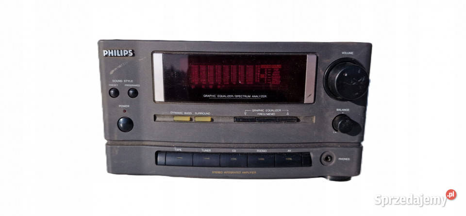 Wzmacniacz Korektor graficzny equalizer Philips Międzychód
