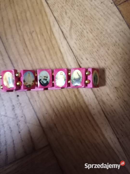 Bransoletka ze religijnymi postaciami Gdańsk