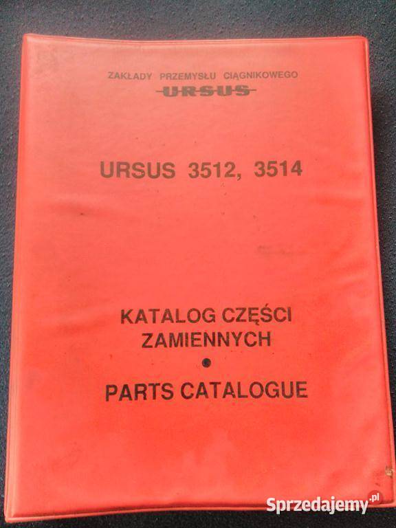 Katalog części do Ursus 35123514 nowy 1995 Pozostałe Lublin