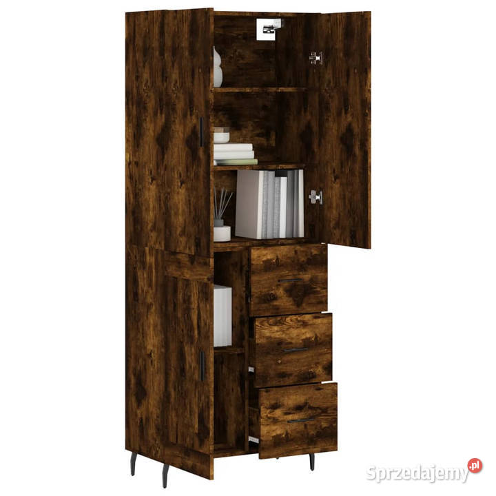 Witrynka przydymiony dąb 695x34x180 materiał Warszawa