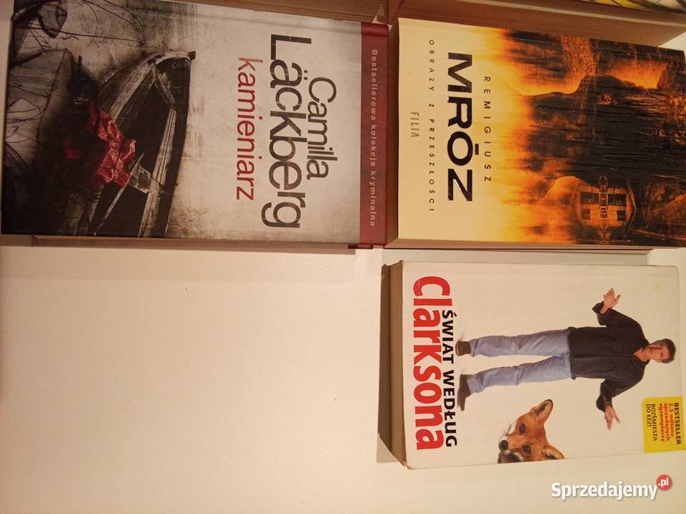 Książki Remigiusz Mróz i Jeremy Clarkson Chojnów