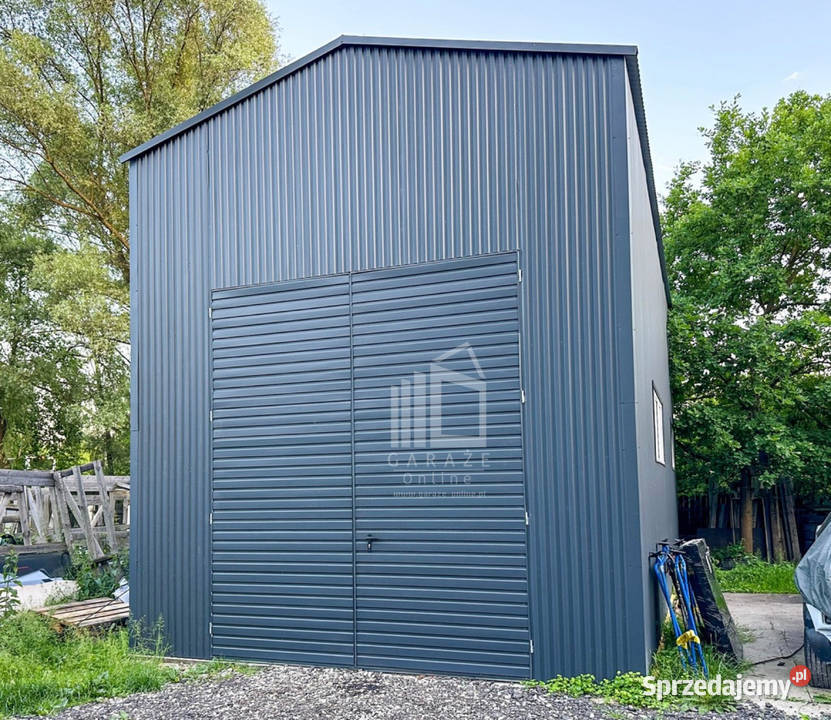 Hala Garaż Blaszany 5x10m Brama Dwuskrzydłowa Rawa Mazowiecka sprzedam