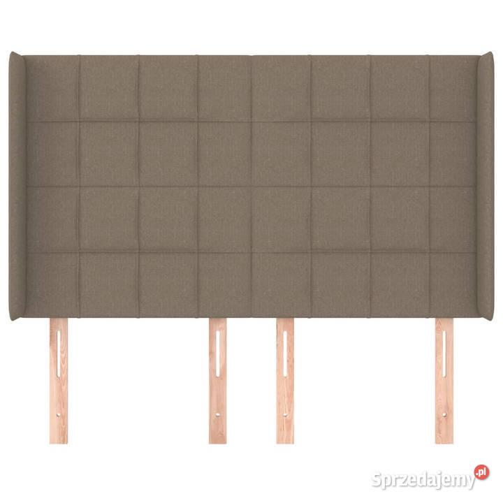 Zagłówek uszak taupe 147x16x118128 tkanina sprzedam