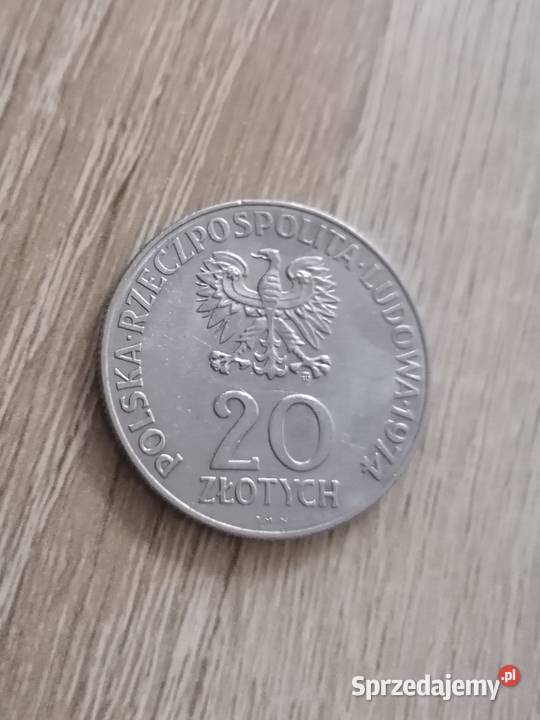 moneta 20 złotych 1975 Numizmatyka Zakopane