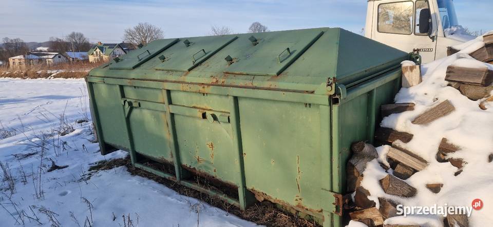 Kontener hakowy kp7 śmietnik Czarnystok