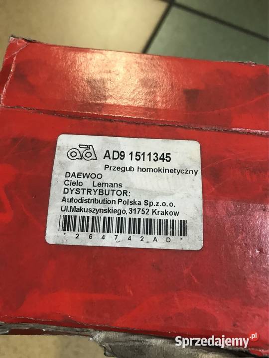 Przegub zewnętrzny daewoo lanos Kozy