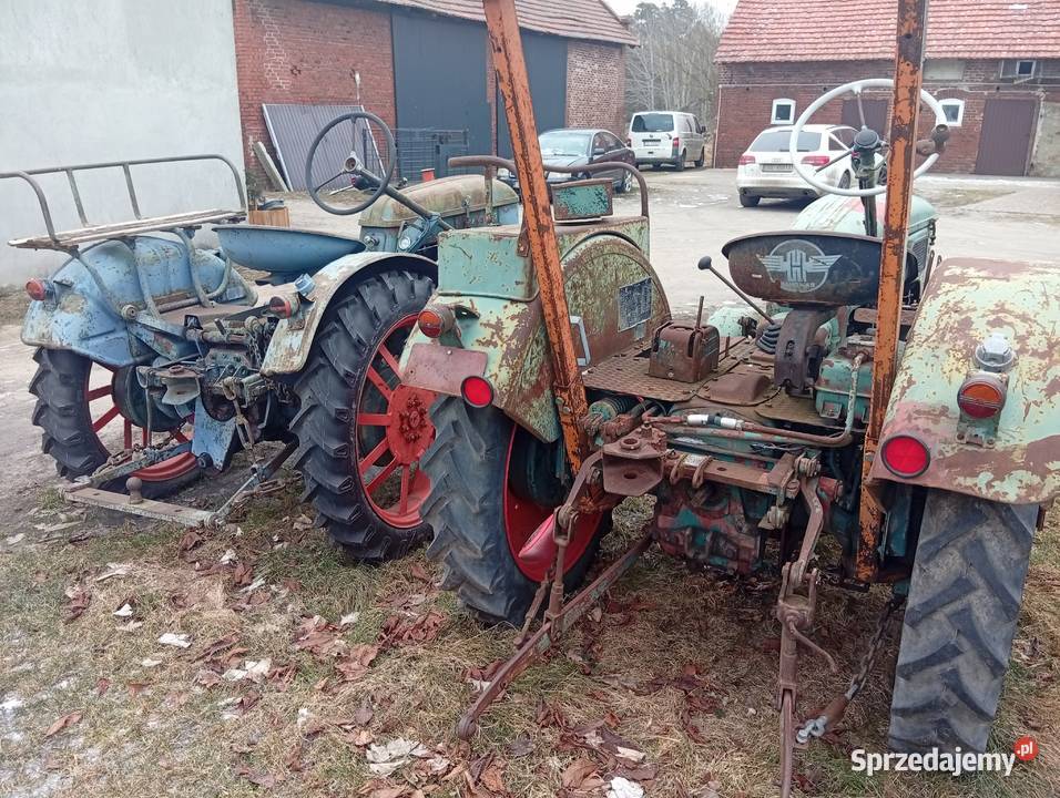 Traktory Hanomag 2 1957 i 1959 odtaimler Ciągniki Syców