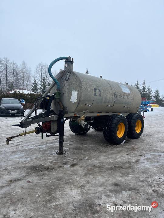 Beczkowóz 10000 litrów Rekordia beczka nieuszkodzony mazowieckie Myszyniec