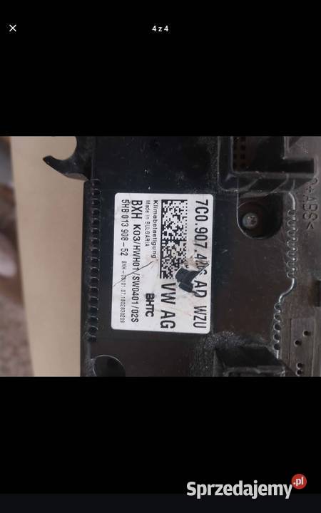 VW CRAFTER II 2 MAN TGE panel klimatyzacji Bobowo