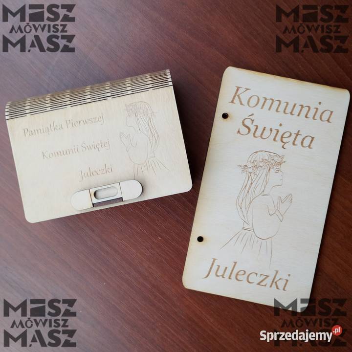 Kartka na pamiątkę Komunii Świętej Rękodzieło Racot