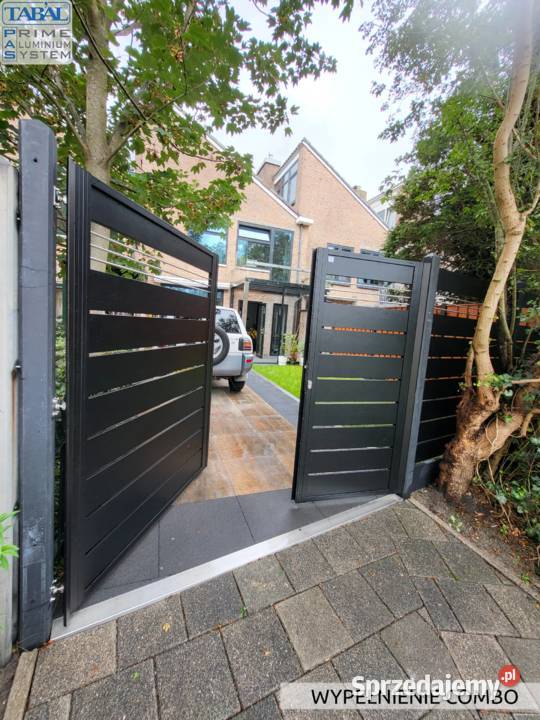 Brama aluminiowa przesuwna skrzydłowa Lublin