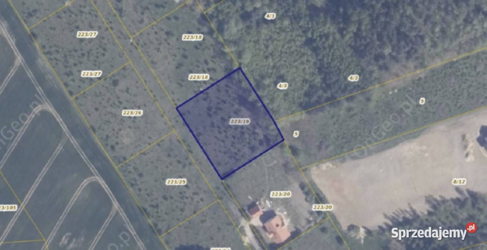 Działka 22319 w miejscowości Warcz
