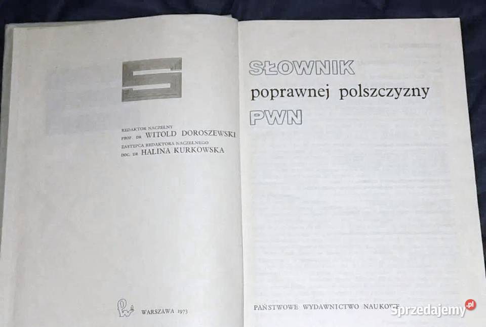 Słownik poprawnej polszczyzny Witold Doroszewski Chełm