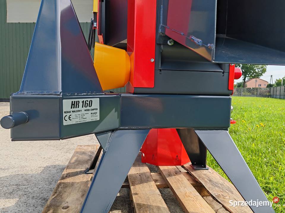 MOCNY Rębak walcowy do gałęzi drewna traktora HR mazowieckie Nasielsk