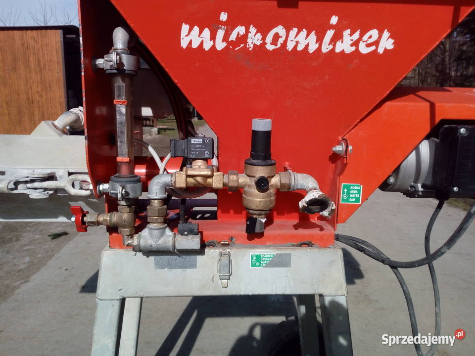 Agregat tynkarski Mieszalnik przeplywowy