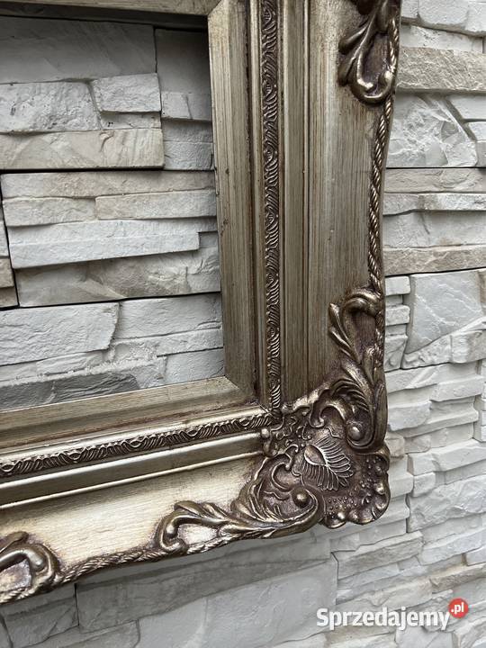 Rama rzeźbiona drewniana złota Bystrzyca Kłodzka