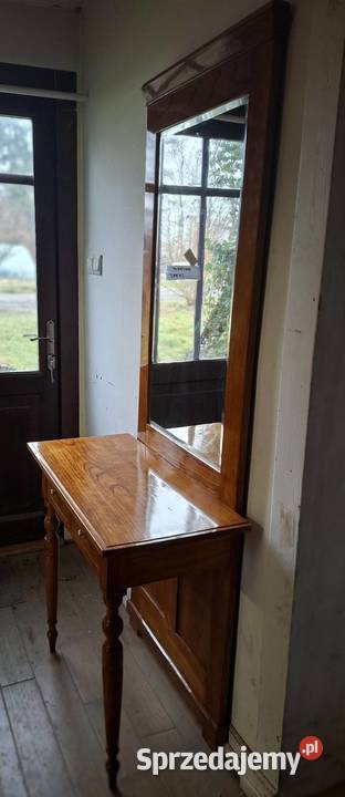 Konsola toaletka stolik z lustrem jesion w Konsole Mirsk