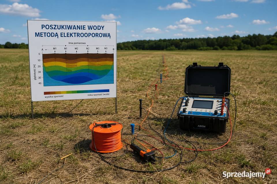 Wskazanie miejsca pod studnie metodą Wrocław