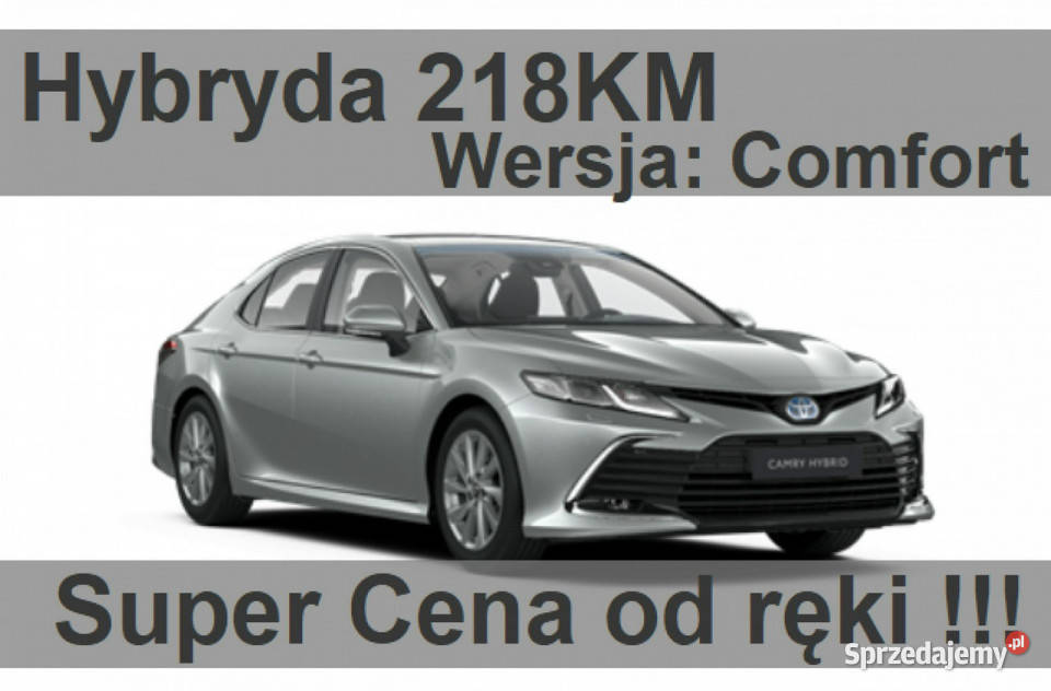 Toyota Camry Comfort Hybryda 218KM Super Niska Cena ! 1911zł Dostępny od r…