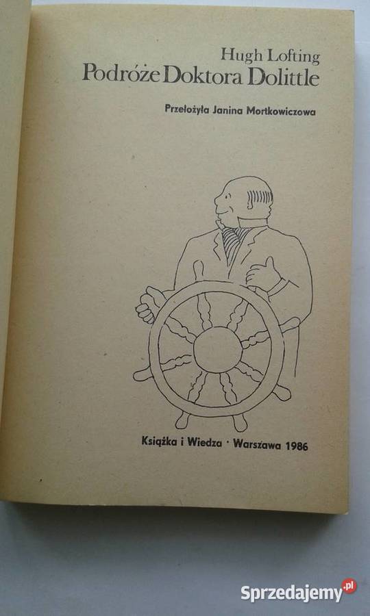 Doktor Dolittle i jego zwierzęta i Podróże Rok wydania 1986 Gdynia sprzedam