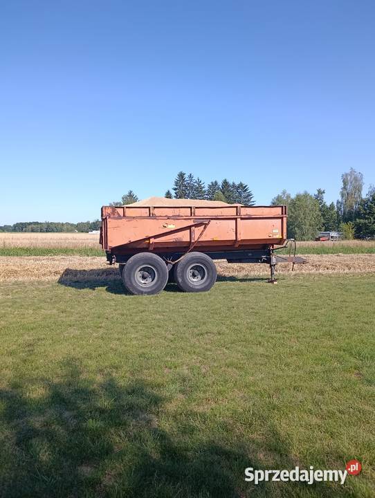 Przyczepa skorupa wywrotka tandem 12 ton Kożuszki