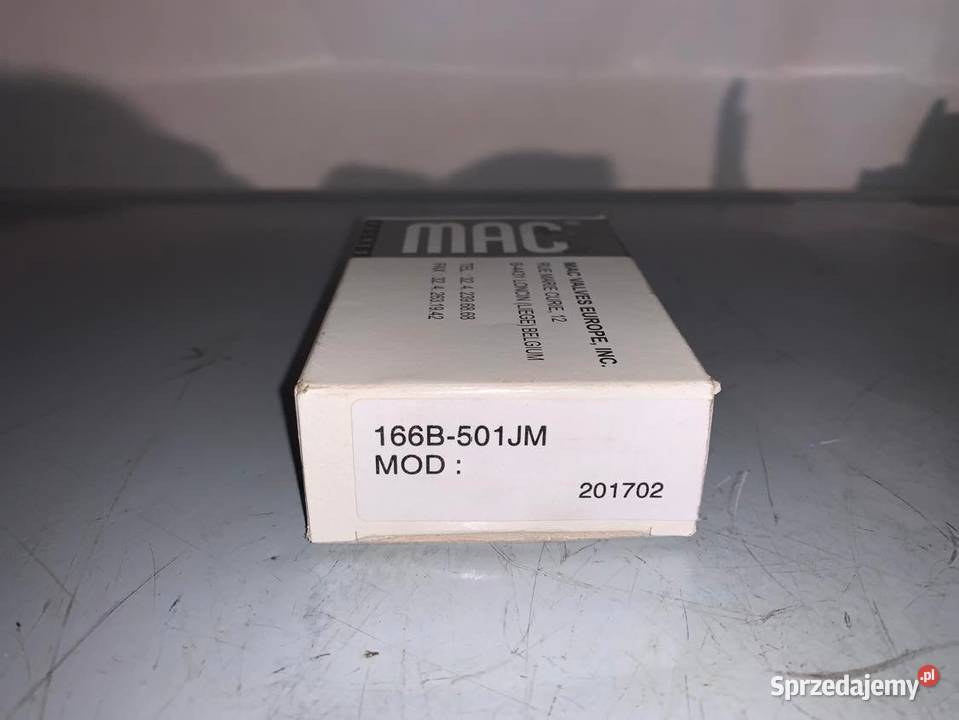 Mac Valves 166B501JM 166B501JM 201702 Warszawa sprzedam