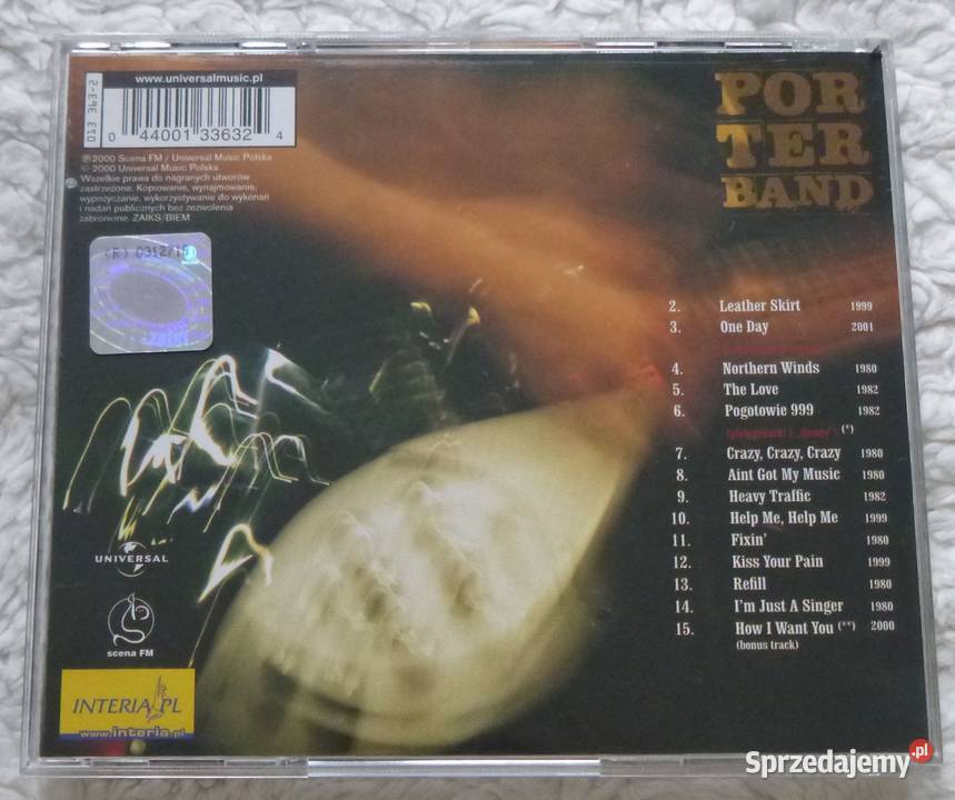 Płyta CD Porter Band Electric Warszawa