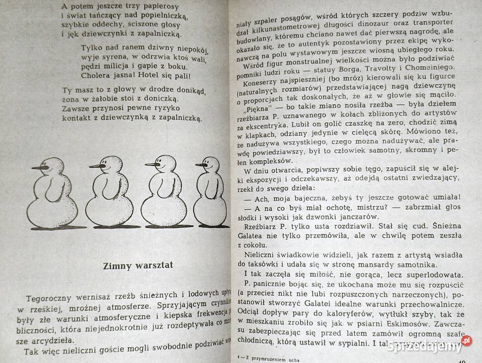 Z przymrużeniem ucha Tomik z wolszczyzną Marcin Chełm sprzedam