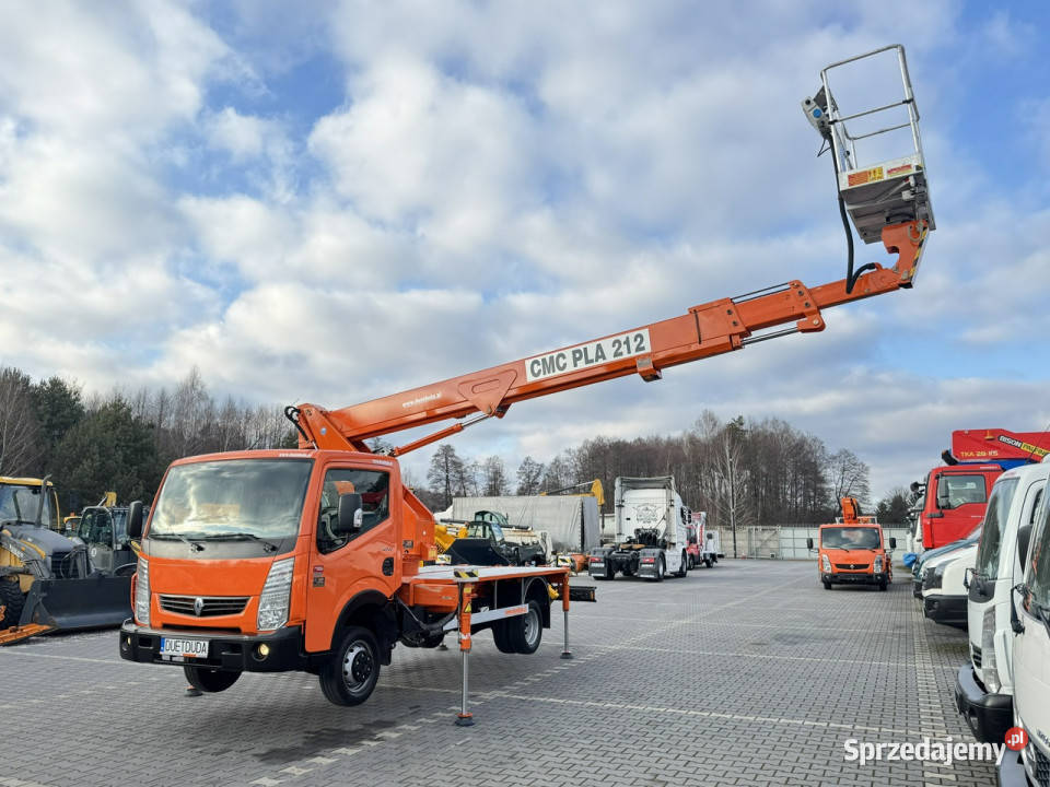 Renault Maxity Podnośnik Koszowy 21m CMC PLA 212 Widełki