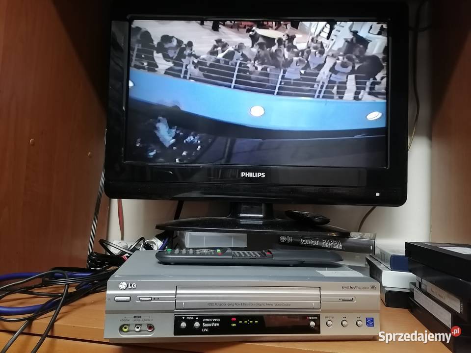 Magnetowid VHS LG LV 4981 HIFI stereo pilot Elektronika Częstochowa