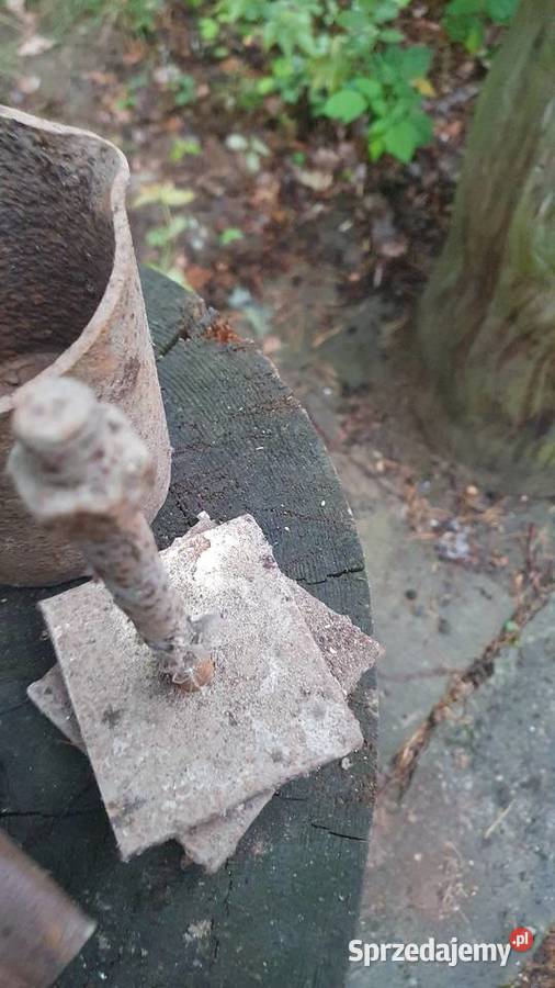 Kotwa z płytką stara Szalunki ścienne Pręt mazowieckie Warszawa