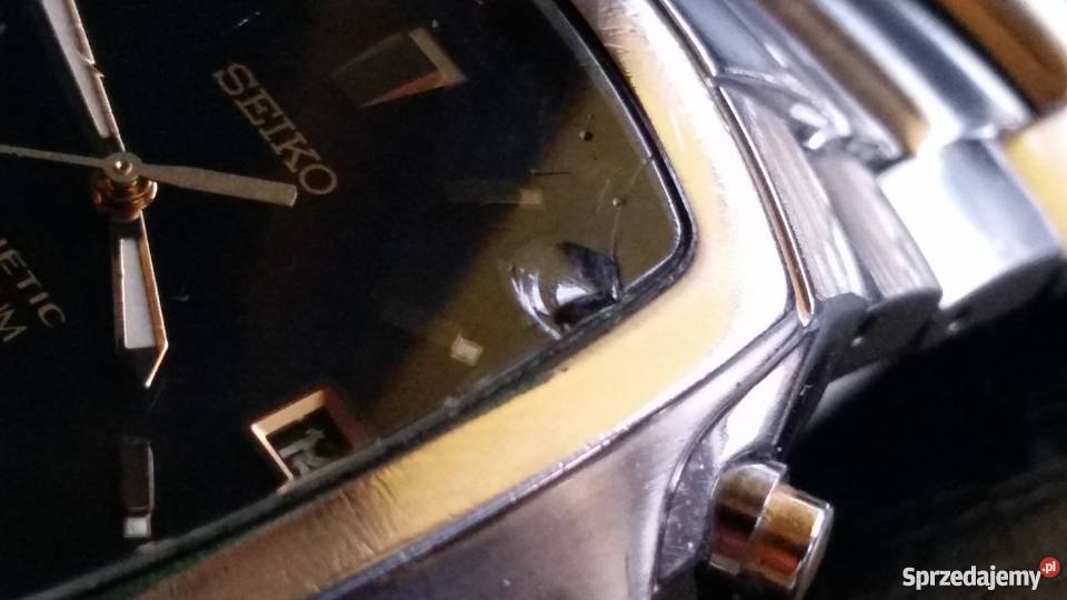 SEIKO KINETIC TITANIUM Nowy akumulator Zegarki i Biżuteria podkarpackie Stalowa Wola