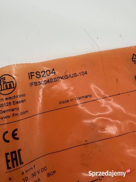 IFM IFS204 Czujnik indukcyjny Instalacje mazowieckie