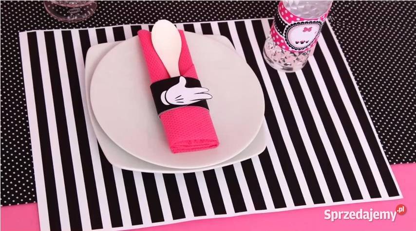 Minnie mouse Myszka Mini szablony słodki stół Pozostałe