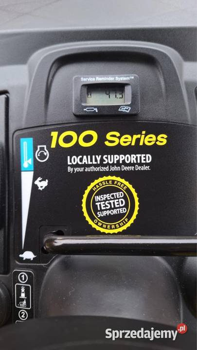 Traktorek kosiarka JOHN DEERE E110 47 Moto Brzóza Królewska