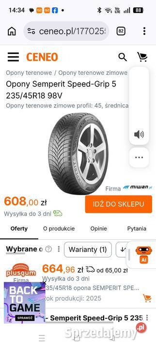 Koła zimowe opel Insignia 18