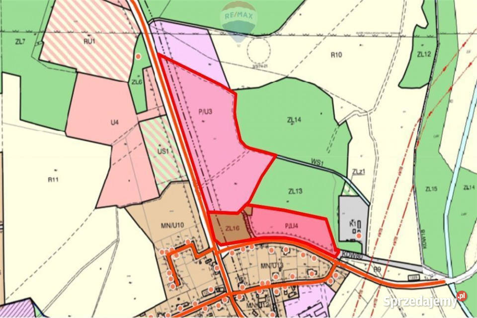 Tereny produkcyjno magazynowo usługowe DK 36 Sprzedaż Osiek
