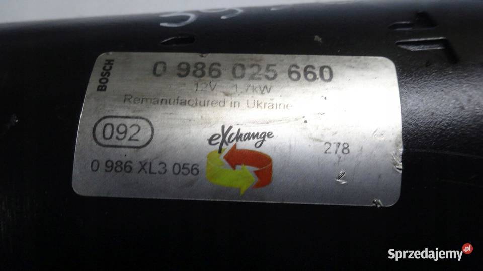 Opel ASTRA 20 CDTI 160 A20DTH 12r 0986025660