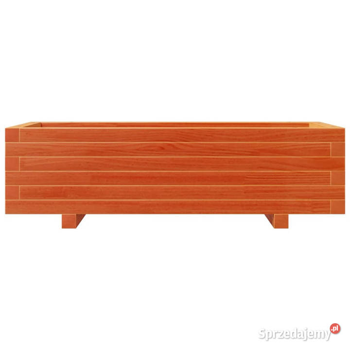 Donica ogrodowa woskowy brąz 90x40x265 drewno Warszawa