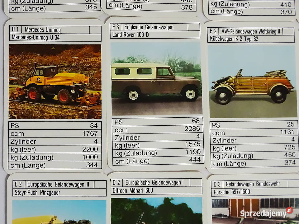 Techniczny kwartet ASS zestaw 32 kart pudełko Pozostałe Biłgoraj