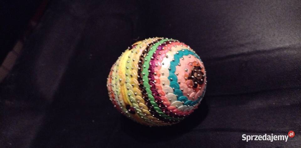 Jaja cekinowe 10 Czarna