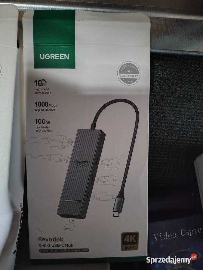 Adapter HUB UGREEN rozdzielacz USBC 7w1 2X HDMI Elektronika Zawiercie
