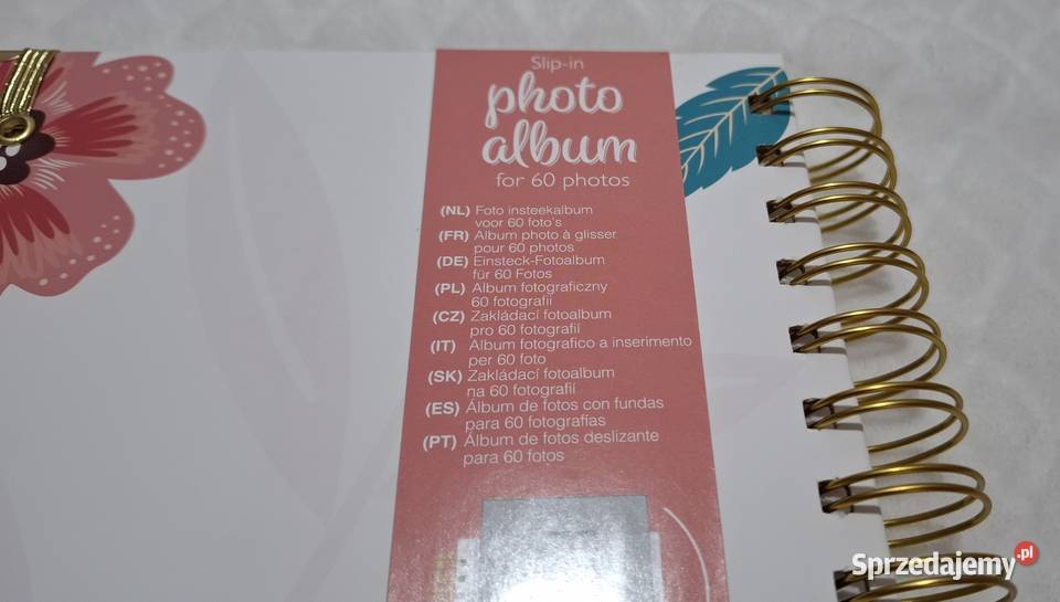 Album na zdjęcia 60 zdjęć 13x18 złoty Czeladź