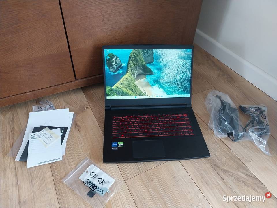Laptop MSI ThinkPad GF63 12 VE znawców gier Elektronika Olsztyn