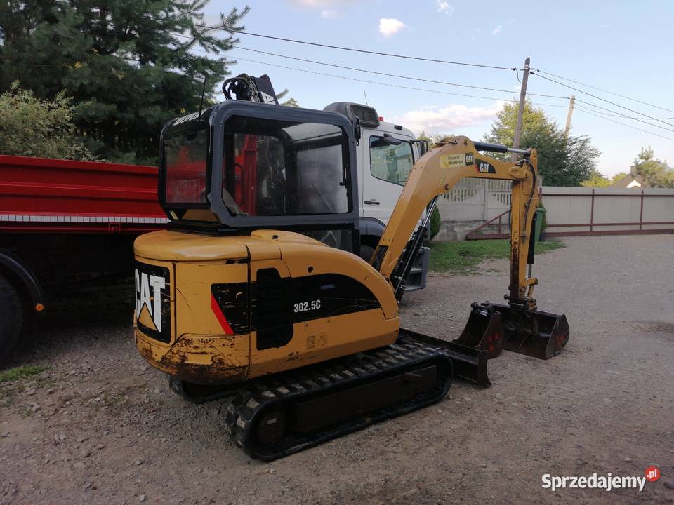 Caterpillar 3025C MiniKoparka Waga 2850 2 Łyżki małopolskie Chełmiec