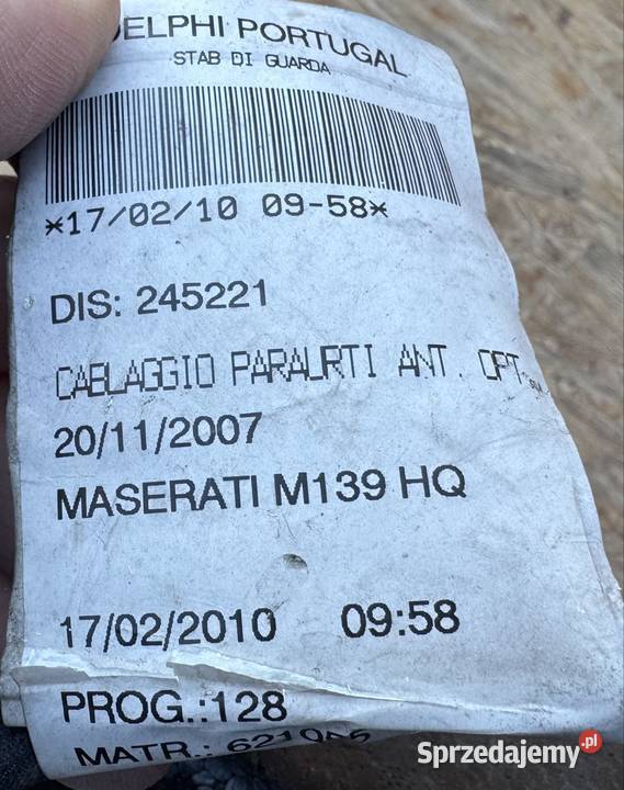 Absorber pianka belki zderzaka przód Maserati osobowe Międzychód