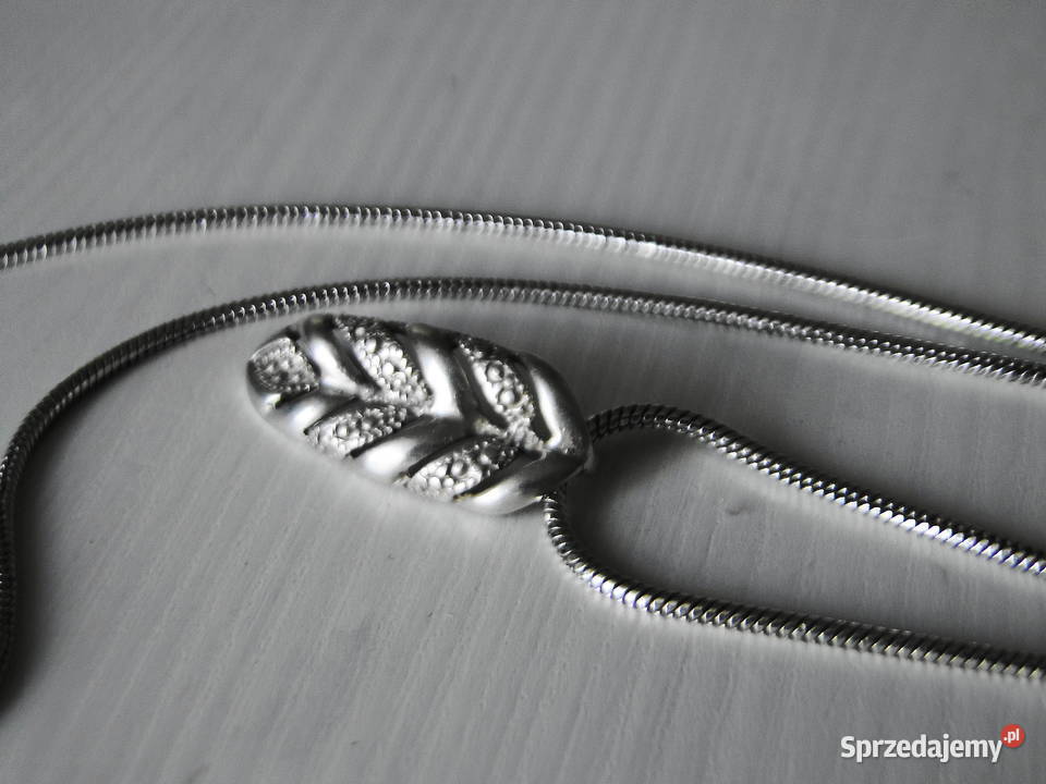 Masywny naszyjnik srebro 925 Uniseks srebro mazowieckie Warszawa sprzedam