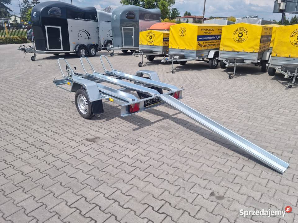 Przyczepa pod motocykl jeden nowa Niewiadów sprzedam